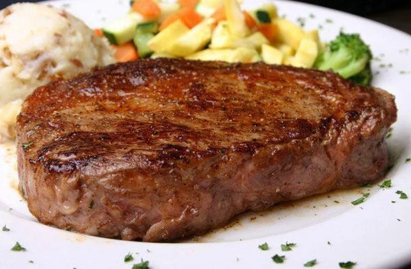 Steak at Cowboys Taphouse Calgary NE - grilled steak